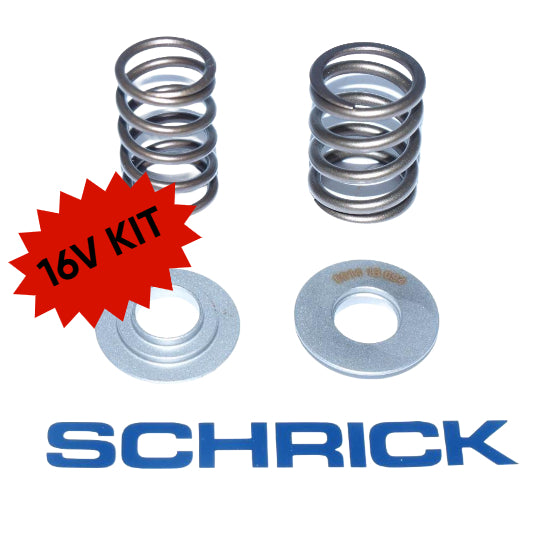 Schrick Ventilfeder und Ventilfederteller KIT 16V | 001413094 + 001302062 + 001302026